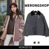 MERONGSHOP配色ボアジャケット韓国 韓国ファッション アウター | 3rd Spring | 詳細画像1 