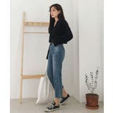 MICHYEORA9分丈パンツ韓国 韓国ファッション デニム | 3rd Spring | 詳細画像9 