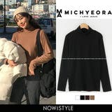 MICHYEORAシンプルハイネックカットソー韓国韓国ファッション カットソー | 3rd Spring | 詳細画像1 