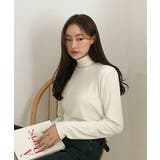 MICHYEORAシンプルハイネックカットソー韓国韓国ファッション カットソー | 3rd Spring | 詳細画像11 
