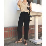 MICHYEORAサマーコットンワイドパンツ韓国 韓国ファッション パンツ | 3rd Spring | 詳細画像4 