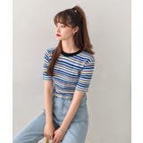 MICHYEORAマルチボーダークロップドT韓国 韓国ファッション | 3rd Spring | 詳細画像10 