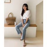 MICHYEORAスリットワイドジーンズ 韓国 韓国ファッション | 3rd Spring | 詳細画像4 