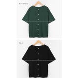 MICHYEORAリネン混開襟Tシャツ韓国韓国ファッション Ｔシャツ カーディガン | 3rd Spring | 詳細画像3 