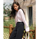 MICHYEORAVネックロングTシャツ韓国 韓国ファッション トップス | 3rd Spring | 詳細画像11 