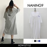 NANING9バックプリントTシャツワンピース 韓国 韓国ファッション | 3rd Spring | 詳細画像1 