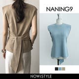 NANING9バックコンシャスキャップスリーブトップス韓国 韓国ファッション | 3rd Spring | 詳細画像1 