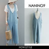 NANING9Vネックデニムオールインワン韓国 韓国ファッション オールインワン | 3rd Spring | 詳細画像1 
