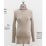 NANING9リブ編みタートルネックセーター韓国 韓国ファッション タートルネック | 3rd Spring | 詳細画像6 