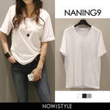 NANING9ラウンドネック無地Tシャツ韓国 韓国ファッション トップス | 3rd Spring | 詳細画像1 