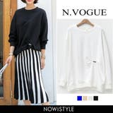 N Vogueピンタックトレーナー韓国 韓国ファッション | 3rd Spring | 詳細画像1 