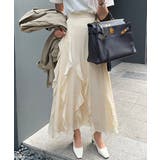 N VogueラッフルAラインスカート韓国 韓国ファッション | 3rd Spring | 詳細画像6 