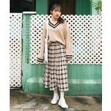 SONYUNARAチェックプリーツスカート韓国 韓国ファッション ロングスカート | 3rd Spring | 詳細画像7 
