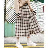 SONYUNARAチェックプリーツスカート韓国 韓国ファッション ロングスカート | 3rd Spring | 詳細画像8 