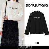 SONYUNARAボトルネック英字メッセージトップス韓国 韓国ファッション | 3rd Spring | 詳細画像1 