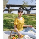 SONYUNARA小花柄半袖ブラウス韓国 韓国ファッション 花柄トップス | 3rd Spring | 詳細画像5 