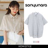 SONYUNARA半袖チェックシャツ韓国 韓国ファッション チェック柄 | 3rd Spring | 詳細画像1 