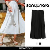 SONYUNARAシンプルシフォンプリーツスカート韓国 韓国ファッション シフォン | 3rd Spring | 詳細画像1 