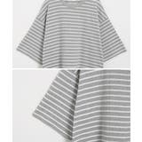 SONYUNARAプリンボーダー半袖Tシャツ韓国 韓国ファッション 夏 | 3rd Spring | 詳細画像4 