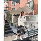 SONYUNARAチェックバンディングロングスカート韓国 韓国ファッション 秋 | 3rd Spring | 詳細画像6 
