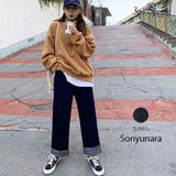 SONYUNARAワイド生地デニムパンツ韓国 韓国ファッション 秋 | 3rd Spring | 詳細画像1 