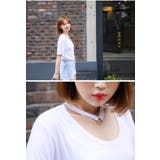 SONYUNARAメモリーチョーカーTシャツ 韓国 韓国ファッション | 3rd Spring | 詳細画像4 
