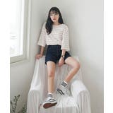 SONYUNARA七分袖ボーダーTシャツ 韓国 韓国ファッション | 3rd Spring | 詳細画像15 
