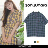 SONYUNARA半袖チェックシャツ 韓国 韓国ファッション | 3rd Spring | 詳細画像1 