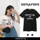 SONYUNARAメッセージ半袖Tシャツ韓国 韓国ファッション ロゴT | 3rd Spring | 詳細画像1 