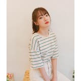 SONYUNARAデイリーストライプTシャツ 韓国 韓国ファッション | 3rd Spring | 詳細画像9 