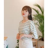 SONYUNARAデイリーストライプTシャツ 韓国 韓国ファッション | 3rd Spring | 詳細画像13 