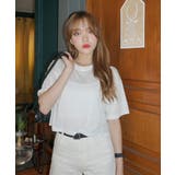 SONYUNARAクロップド無地Tシャツ韓国 韓国ファッション クロップド丈 | 3rd Spring | 詳細画像9 