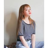 SONYUNARAラウンドネックボーダーTシャツ韓国 韓国ファッション | 3rd Spring | 詳細画像6 