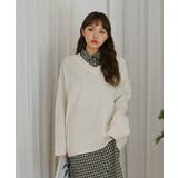 SONYUNARAリブVネックニット韓国 韓国ファッション ニット | 3rd Spring | 詳細画像7 