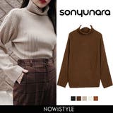 SONYUNARAリブ編みハイネックセーター 韓国 韓国ファッション | 3rd Spring | 詳細画像1 