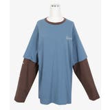 SONYUNARAカラーブロックレイヤードTシャツ韓国 韓国ファッション ロンT | 3rd Spring | 詳細画像2 