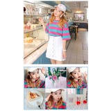 SONYUNARAアイスクリームボーダーTシャツ 韓国 韓国ファッション日本初上陸 | 3rd Spring | 詳細画像10 
