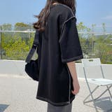 SONYUNARA(ソニョナラ)ステッチ半袖Tシャツ | 3rd Spring | 詳細画像10 