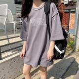 【フリー】チャコールグレー | SONYUNARA(ソニョナラ)ステッチ半袖Tシャツ | 3rd Spring