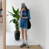SONYUNARA(ソニョナラ)ステッチ半袖Tシャツ | 3rd Spring | 詳細画像21 
