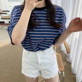 SONYUNARA(ソニョナラ)3色配色ストライプTシャツ | 3rd Spring | 詳細画像7