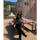 SONYUNARAギンガムチェックニットカーディガン+ビスチェSET | 3rd Spring | 詳細画像5 