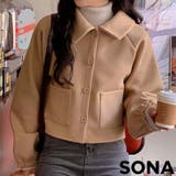 SONA(ソナ)デイリーシンプルクロップジャケット 韓国 | 3rd Spring | 詳細画像1