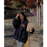 SONYUNARA(ソニョナラ)英文プリントハーフジップアップパーカー 韓国 | 3rd Spring | 詳細画像14 
