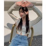 SONA(ソナ)レースクロップ長袖カーディガン | 3rd Spring | 詳細画像5 