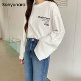 SONYUNARA(ソニョナラ)フィックススリット長袖Tシャツ | 3rd Spring | 詳細画像1 