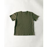 カーキ | T/C ワッフル クルーネック 半袖サーマルTシャツ | Nylaus