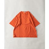 オレンジ | 接触冷感 天竺 ビッグTシャツ | Nylaus