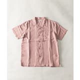 ピンク | レーヨン オープンカラーシャツ | Nylaus