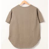 ラウンドヘムプルオーバーTシャツ サイドスリットカットソー コットン100％ | SLENDER | 詳細画像3 